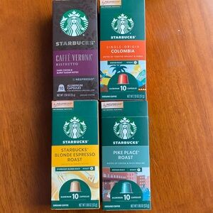 Starbucks Nespresso pods original machine